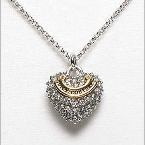 Juicy Couture Silver Heart Necklace